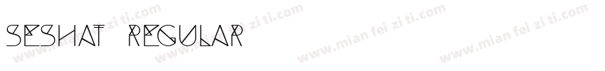 Seshat Regular字体转换